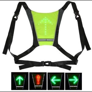 LED SAFETY SIGNAL VEST WIRELESS REMOTE